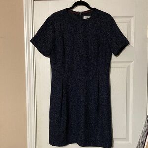 ⭐️⭐️ KOAJ Chic Navy Short Sleeve Textured Dress - size 12